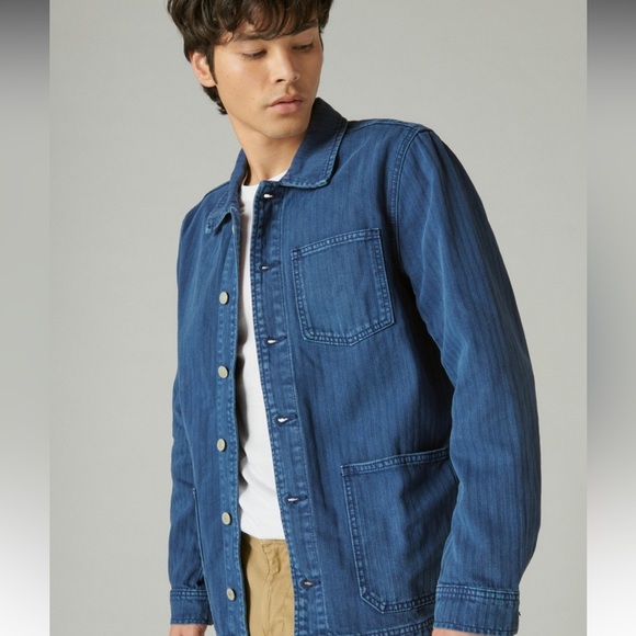 Lucky Brand Men’s Cotton Denim Shirt - Picture 3 of 4